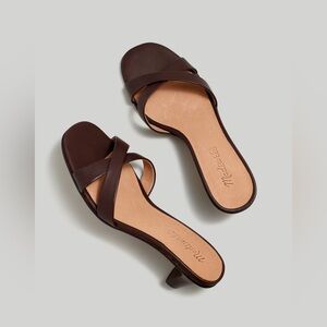 The Rachelle Kitten-Heel Sandal• MADEWELL